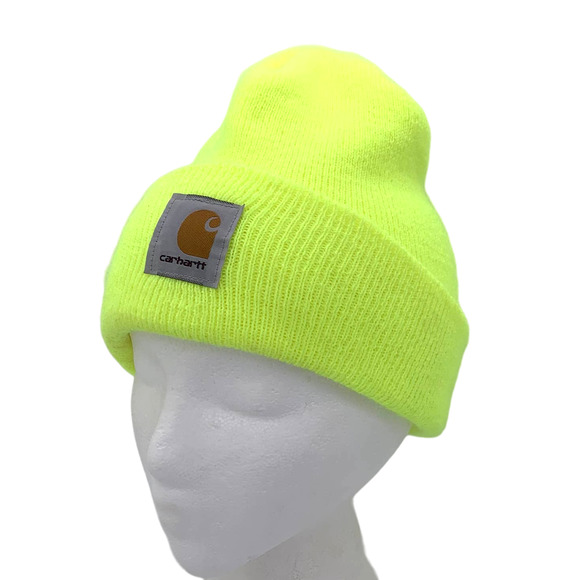 Carhartt Other - Carhartt Acrylic Beanie One Size Neon Green Cozy Casual Classic